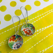 Load image into Gallery viewer, Allover Flowers Medium Basin Earrings
