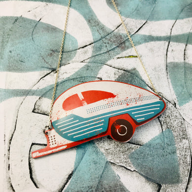 Happy Camper Zero Waste Tin Necklace