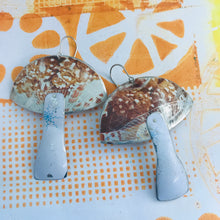 Load image into Gallery viewer, Groovy Mushrooms Zero Waste Tin Earrings