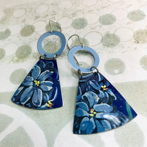 Big Lupines Small Fans Tin Earrings