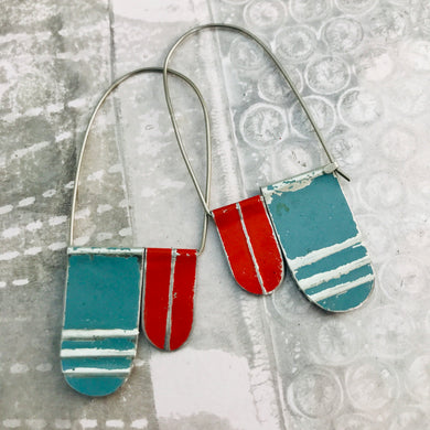 Slate & Scarlet Arch Dangle Tin Earrings