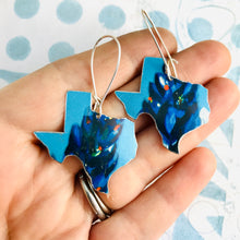 Load image into Gallery viewer, Bluebonnet Little Texas Upcycled Tin Earrings