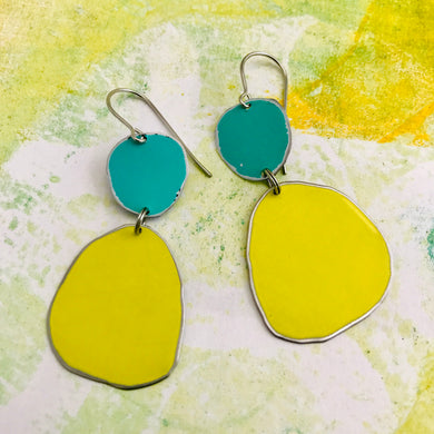 Seafoam & Sunshine Zero Waste Tin Earrings