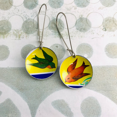 Tiny Birds Medium Basin Earrings