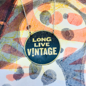 Long Live Vintage Zero Waste Tin Necklace