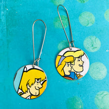 Load image into Gallery viewer, Fred, Daphne &amp; Shaggy Medium Circle Earrings
