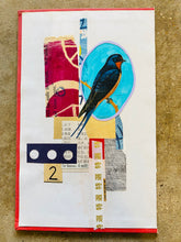 Load image into Gallery viewer, Be Brave. I Will  •  Collage on Upcycled Book Cover