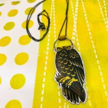 Load image into Gallery viewer, #13 Moon Owl Zero Waste Tin Necklace