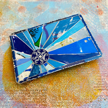 Load image into Gallery viewer, Retro Starburst Blues Tin Belt Buckle