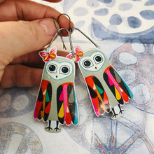 Load image into Gallery viewer, Owl &amp; Butterfly Zero Waste Tin Earrings