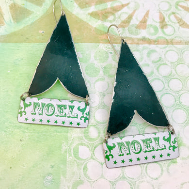 Noel Trees Tin Earrings