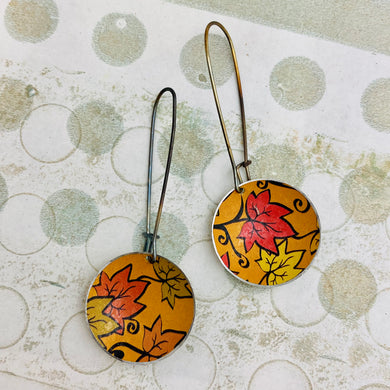 Autumn Leaves Medium Basin Earrings