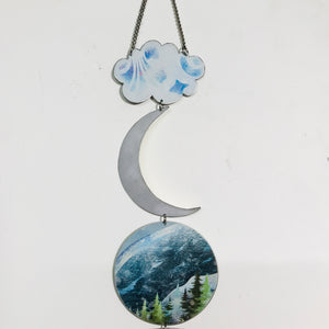 Pine Forest Blues Talisman Wall Hanging