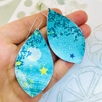 Twilight Upcycled Pod Tin Earrings