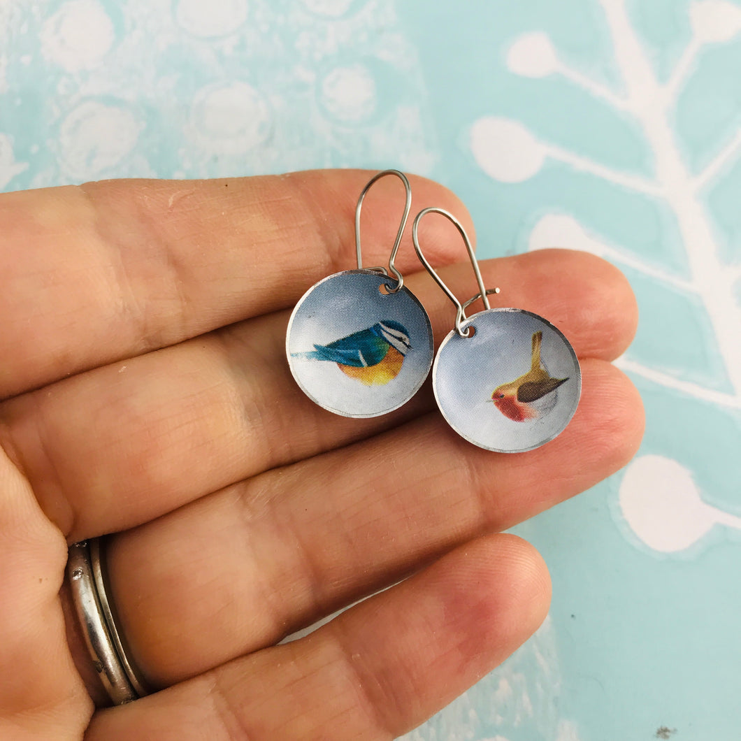 Sweet Songbirds Upcycled Tiny Dot Earrings
