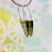 Load image into Gallery viewer, Soft Green Upcycled Tin Earrings