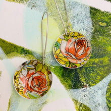 Load image into Gallery viewer, Big Roses Medium Basin Earrings