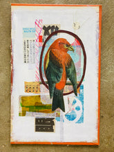 Load image into Gallery viewer, Keeping Watch   •  Collage on Upcycled Book Cover