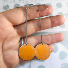 Load image into Gallery viewer, Dreamsicle Hand Etched--Drop Earrings