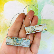 Load image into Gallery viewer, Boxy Upcycled Tin Earrings