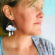 Load image into Gallery viewer, #7 Chinese Tea Rain Clouds Zero Waste Tin Earrings