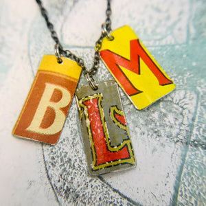 #BLM Upcycled Tin Necklace Ethical Fashion