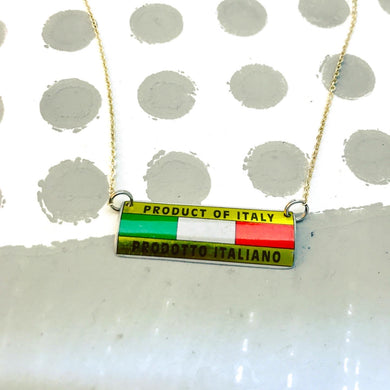 Product of Italy Zero Waste Tin Necklace