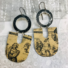Load image into Gallery viewer, Nuremberg Folks Chunky Horseshoes Zero Waste Tin Earrings