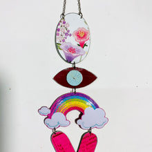 Load image into Gallery viewer, Flowers &amp; Rainbow Talisman Wall Hanging