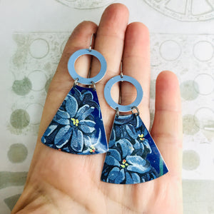 Big Lupines Small Fans Tin Earrings