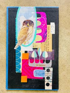 You Perfectly  •  Collage on Upcycled Book Cover