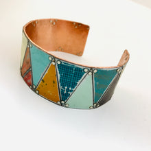 Load image into Gallery viewer, Le Cirque Upcycled Tesserae Tin Cuff