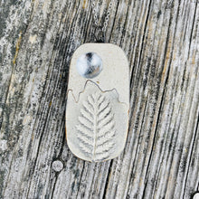 Load image into Gallery viewer, Silver Moon Yarrow Mountain Concrete &amp; Tin Necklace