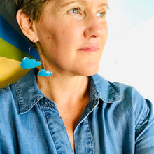 Load image into Gallery viewer, Sky Blue Clouds Zero Waste Tin Earrings