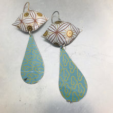 Load image into Gallery viewer, Mixed Patterns Ogee Zero Waste Tin Earrings