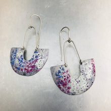 Load image into Gallery viewer, Field of Lupine Little Us Upcycled Tin Earrings