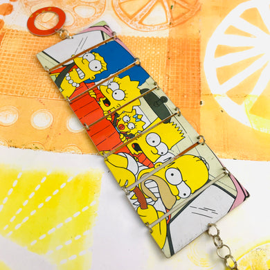 The Simpson’s Family Upcycled Tin Bracelet