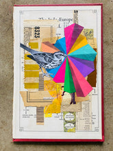 Load image into Gallery viewer, Pure And Holy   •  Collage on Upcycled Book Cover
