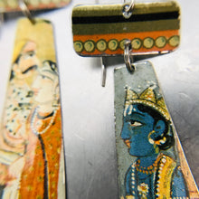 Load image into Gallery viewer, Persian Illustrations Tin Zero Waste Earrings Ethical Jewelry