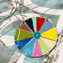 Load image into Gallery viewer, Prototype Tin Color Wheel Necklace