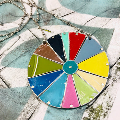 Prototype Tin Color Wheel Necklace