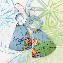 Load image into Gallery viewer, Europe &amp; USSR Small Fans Zero Waste Tin Earrings