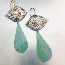 Load image into Gallery viewer, Mixed Patterns Ogee Zero Waste Tin Earrings