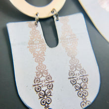 Load image into Gallery viewer, Champagne Dreams Chunky Horseshoes Zero Waste Tin Earrings
