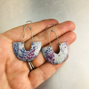 Field of Lupine Little Us Upcycled Tin Earrings