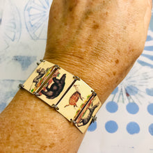 Load image into Gallery viewer, Coming and Going  Upcycled Tin Bracelet
