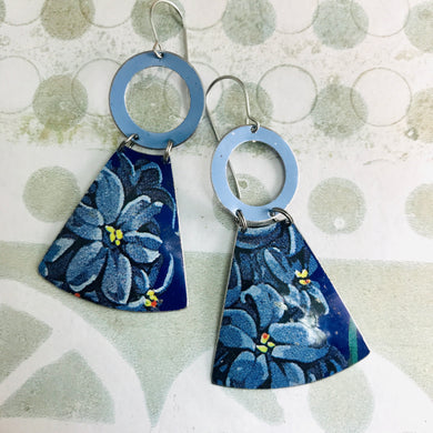 Big Lupines Small Fans Tin Earrings