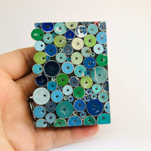 Load image into Gallery viewer, Chock-a-Block Circle Blues Pattern Tiny Art