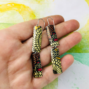 Mixed Voluspa Pattern Recycled Tin Earrings
