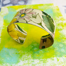 Load image into Gallery viewer, Happy Flowers Upcycled Tin Cuff